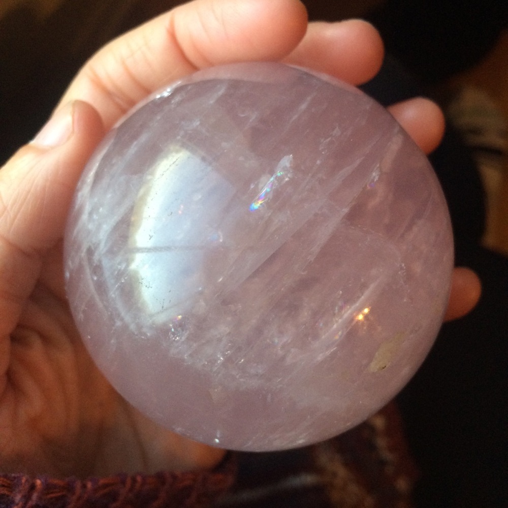 ROSE QUARTZ SPHERE